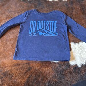 Go Outside Navy Blue 4T